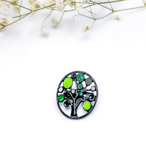 Брошь, вставка: эмаль, арт.:082261115brp-e, SilverWings, рис. 1