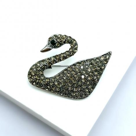 Брошь, вставка: кристалл "swarovski", арт.:082411209t, SilverWings, рис. 1