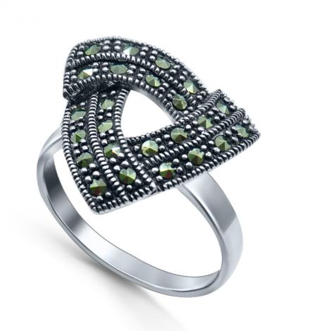 Кольцо, вставка: марказит, арт.:210527-39, SilverWings, рис. 1