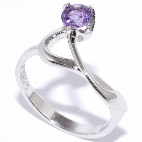 Кольцо, вставка: аметист, арт.:210590-r-06-84, SilverWings, рис. 1