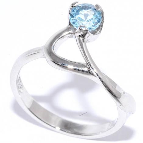 Кольцо, вставка: топаз, арт.:210590-r-06-84, SilverWings, рис. 1