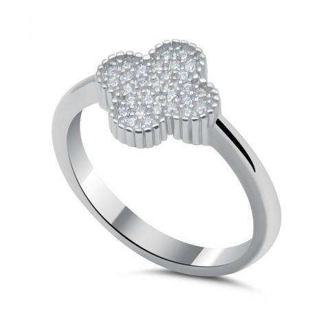 Кольцо, вставка: куб.цирконий, арт.:2111329475a, SilverWings, рис. 1