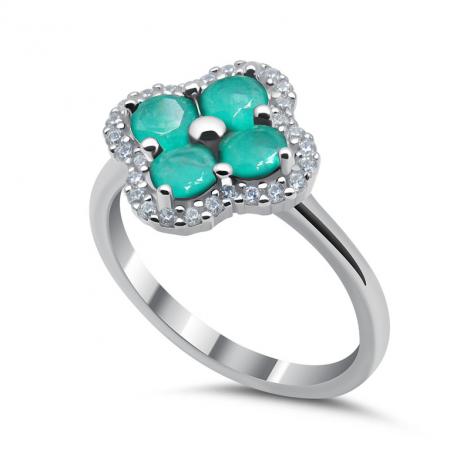 Кольцо, вставка: куб.цирконий, арт.:2112731938cb20, SilverWings, рис. 1