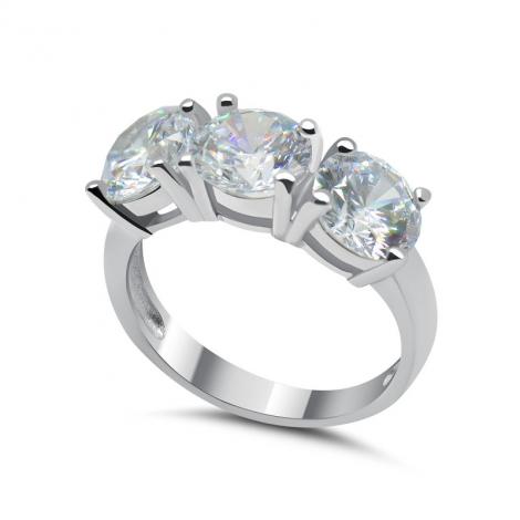 Кольцо, вставка: куб.цирконий, арт.:2112732395a, SilverWings, рис. 1