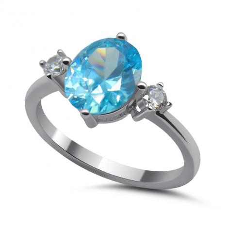 Кольцо, вставка: куб.цирконий, арт.:2112732793n, SilverWings, рис. 1