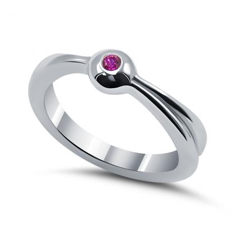 Кольцо, вставка: куб.цирконий, арт.:21ar0392z/rg-148, SilverWings, рис. 1