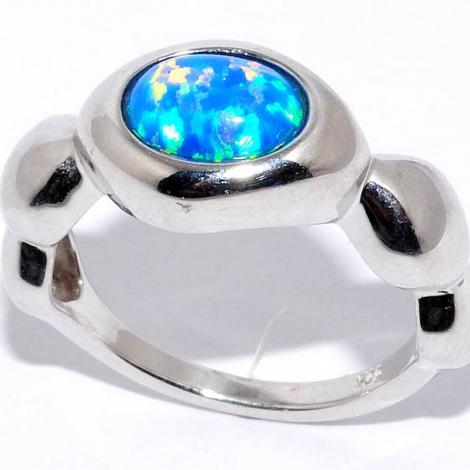 Кольцо, вставка: опал синт., арт.:21ar3257sso#5-148, SilverWings, рис. 1