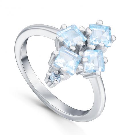 Кольцо, вставка: топаз, арт.:21knys1593-155, SilverWings, рис. 1