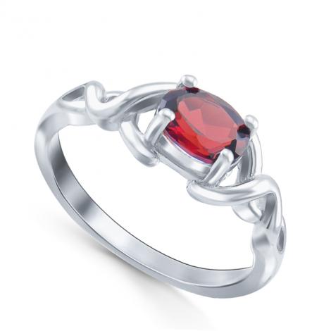 Кольцо, вставка: гранат, арт.:21knys1840-155, SilverWings, рис. 1
