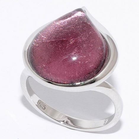 Кольцо, вставка: сусальное серебро, смола ювелирная, арт.:21r2185cgamss-133, SilverWings, рис. 1