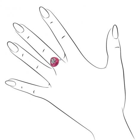 Кольцо, вставка: кошачий глаз, куб.цирконий, арт.:21sr000802c-1hs-31-96, SilverWings, рис. 2