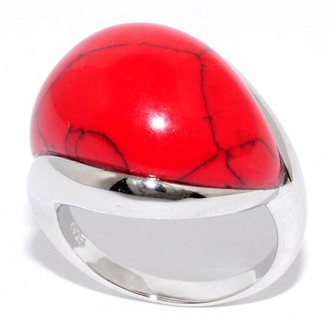 Кольцо, вставка: коралл пр., арт.:21sr0936-97, SilverWings, рис. 1