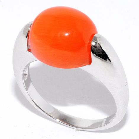 Кольцо, вставка: кошачий глаз, арт.:21sr1108-с033-97, SilverWings, рис. 1