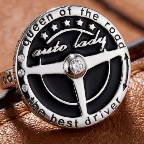 Кольцо, вставка: эмаль, куб.цирконий, арт.:21w002w-148, SilverWings, рис. 2