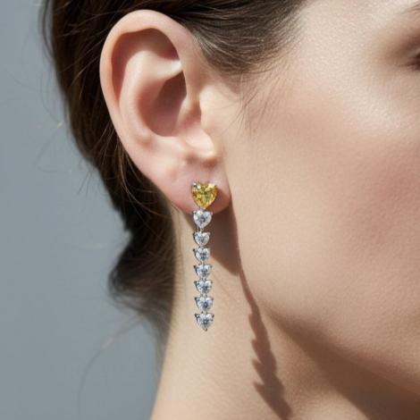 Серьги, вставка: куб.цирконий, арт.:2212732702u, SilverWings, рис. 2