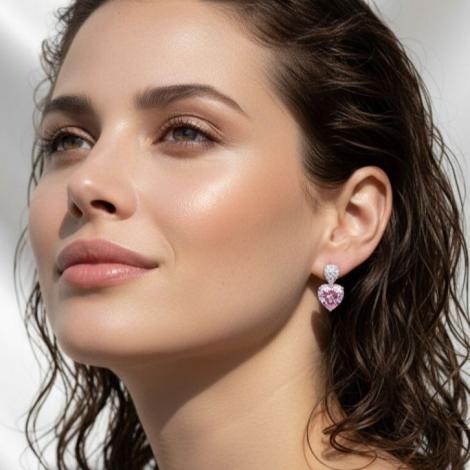 Серьги, вставка: куб.цирконий, арт.:2212732724o, SilverWings, рис. 2