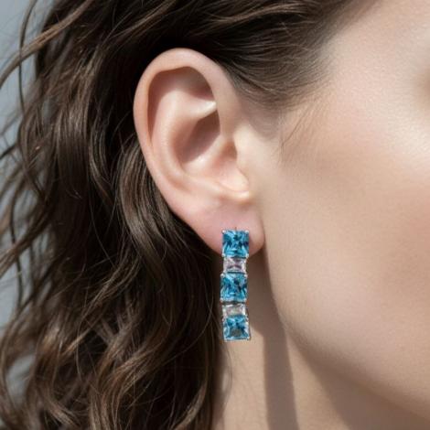 Серьги, вставка: куб.цирконий, арт.:2212732769n, SilverWings, рис. 2