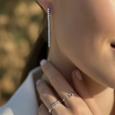 Серьги, вставка: куб.цирконий, арт.:22202254a, SilverWings, рис. 2