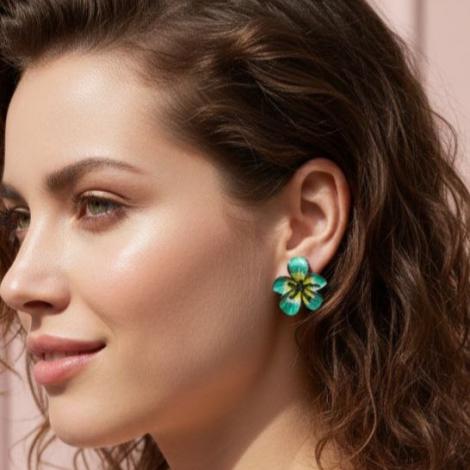 Серьги, вставка: керамика, нанокристалл, арт.:22238925030brp-e, SilverWings, рис. 2