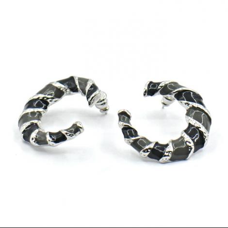 Серьги, вставка: керамика, нанокристалл, арт.:22238925833mix, SilverWings, рис. 1