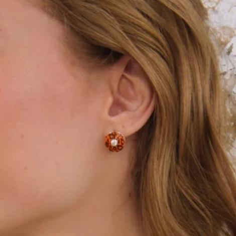 Серьги, вставка: эмаль, куб.цирконий, арт.:22ae5469z,e14,ef5/r-148, SilverWings, рис. 2