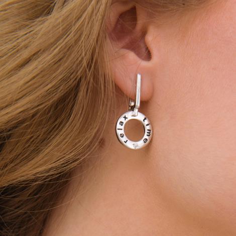 Серьги, вставка: куб.цирконий, эмаль, арт.:22sw003dance-06, SilverWings, рис. 2