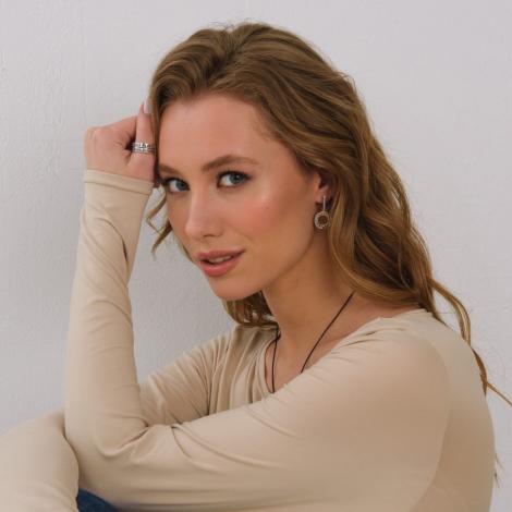 Серьги, вставка: куб.цирконий, эмаль, арт.:22sw003dance-06, SilverWings, рис. 3