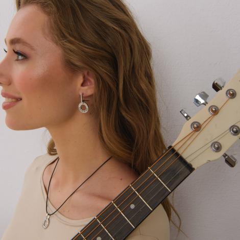 Серьги, вставка: эмаль, арт.:22sw008rock&roll-06, SilverWings, рис. 2