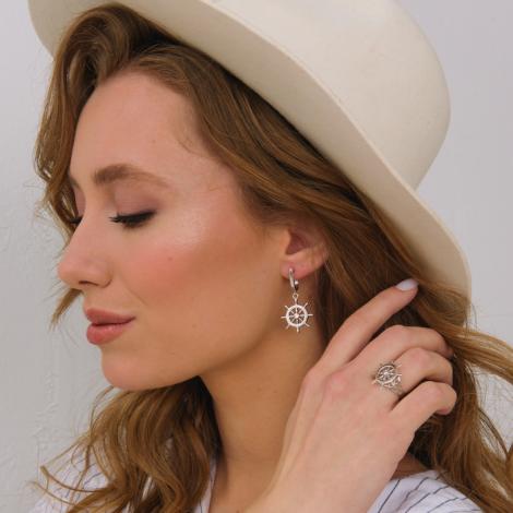 Серьги, вставка: куб.цирконий, арт.:22wb-113, SilverWings, рис. 3