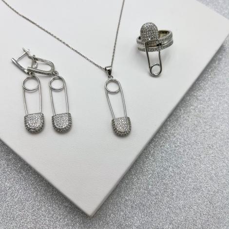 Подвеска, вставка: куб.цирконий, арт.:2311321174a, SilverWings, рис. 2