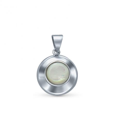 Подвеска, вставка: перламутр, арт.:23set15675a-113, SilverWings, рис. 1