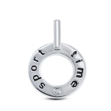 Подвеска, вставка: куб.цирконий, эмаль, арт.:23sw006sport-06, SilverWings, рис. 1