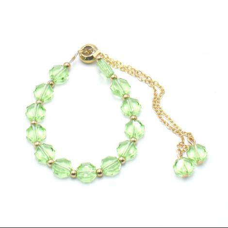 Браслет, вставка: кристалл "swarovski", арт.:242401437gp-e, SilverWings, рис. 1