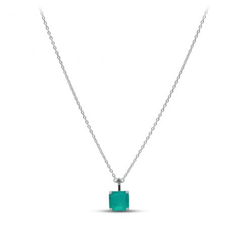 Колье, вставка: куб.цирконий, арт.:2512731612cb20, SilverWings, рис. 1