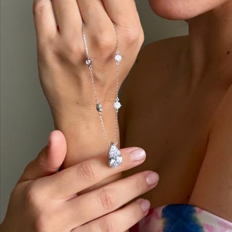 Колье, вставка: куб.цирконий, арт.:2512732095a, SilverWings, рис. 2