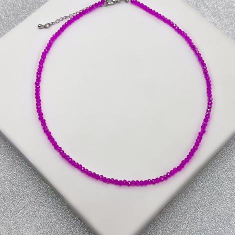 Колье, вставка: кристалл "swarovski", арт.:252121114fuc, SilverWings, рис. 1