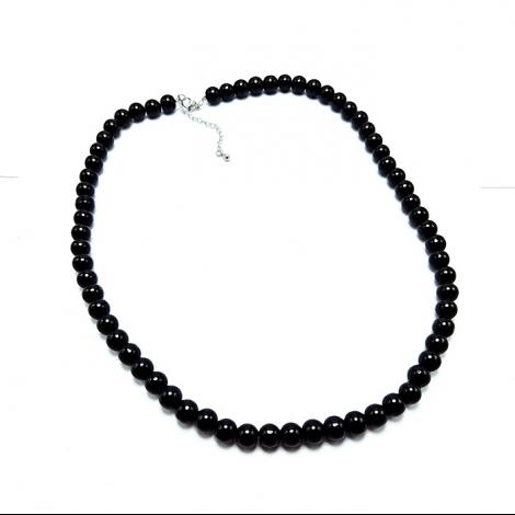 Бусы, вставка: оникс, арт.:2521211249b, SilverWings, рис. 1