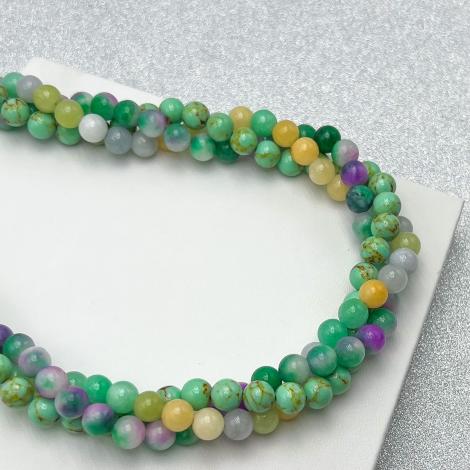 Бусы, вставка: бирюза пр., арт.:2521211249e, SilverWings, рис. 2