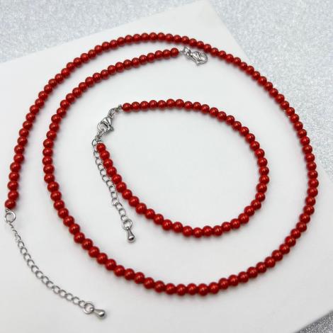 Колье, вставка: коралл пр., арт.:2521211275, SilverWings, рис. 2