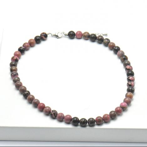 Бусы, вставка: родонит, арт.:2521211399, SilverWings, рис. 1