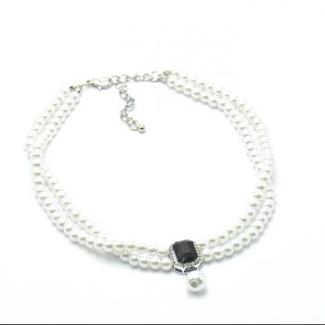 Колье, вставка: куб.цирконий, майорика, арт.:252401115b, SilverWings, рис. 1