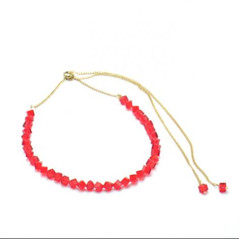 Колье, вставка: кристалл "swarovski", арт.:252401116gp-d, SilverWings, рис. 1