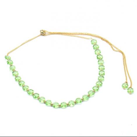 Колье, вставка: кристалл "swarovski", арт.:252401437gp-e, SilverWings, рис. 1